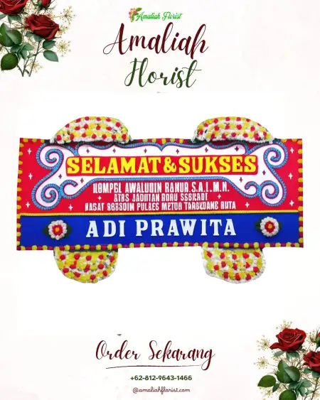 Papan Bunga Ucapan Selamat Wedding Hall Cibinong