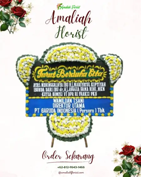 Papan Bunga Duka Wedding Hall Cibinong